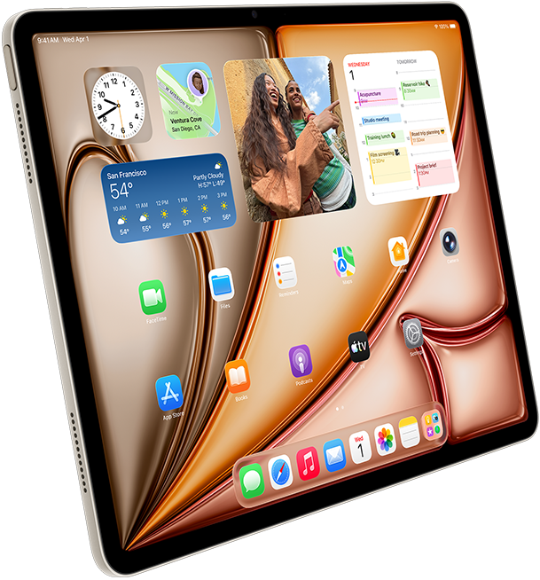 iPad Air в астро бяло